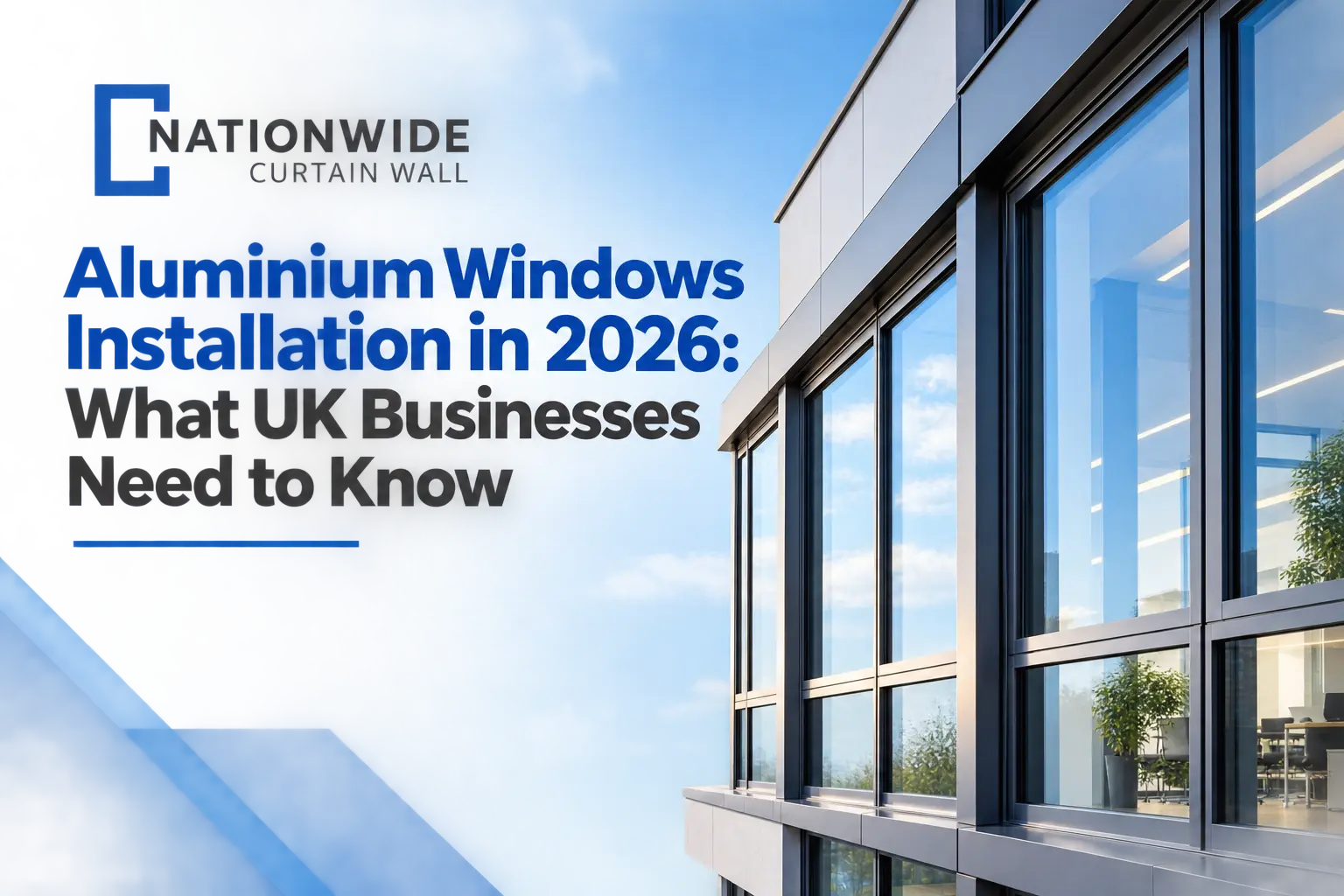Aluminium Windows Installation in 2026: What UK Businesses Need to Know