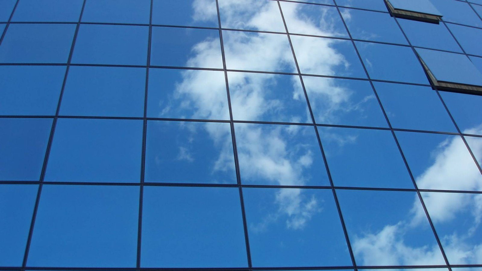 Curtain walling system in Aveley